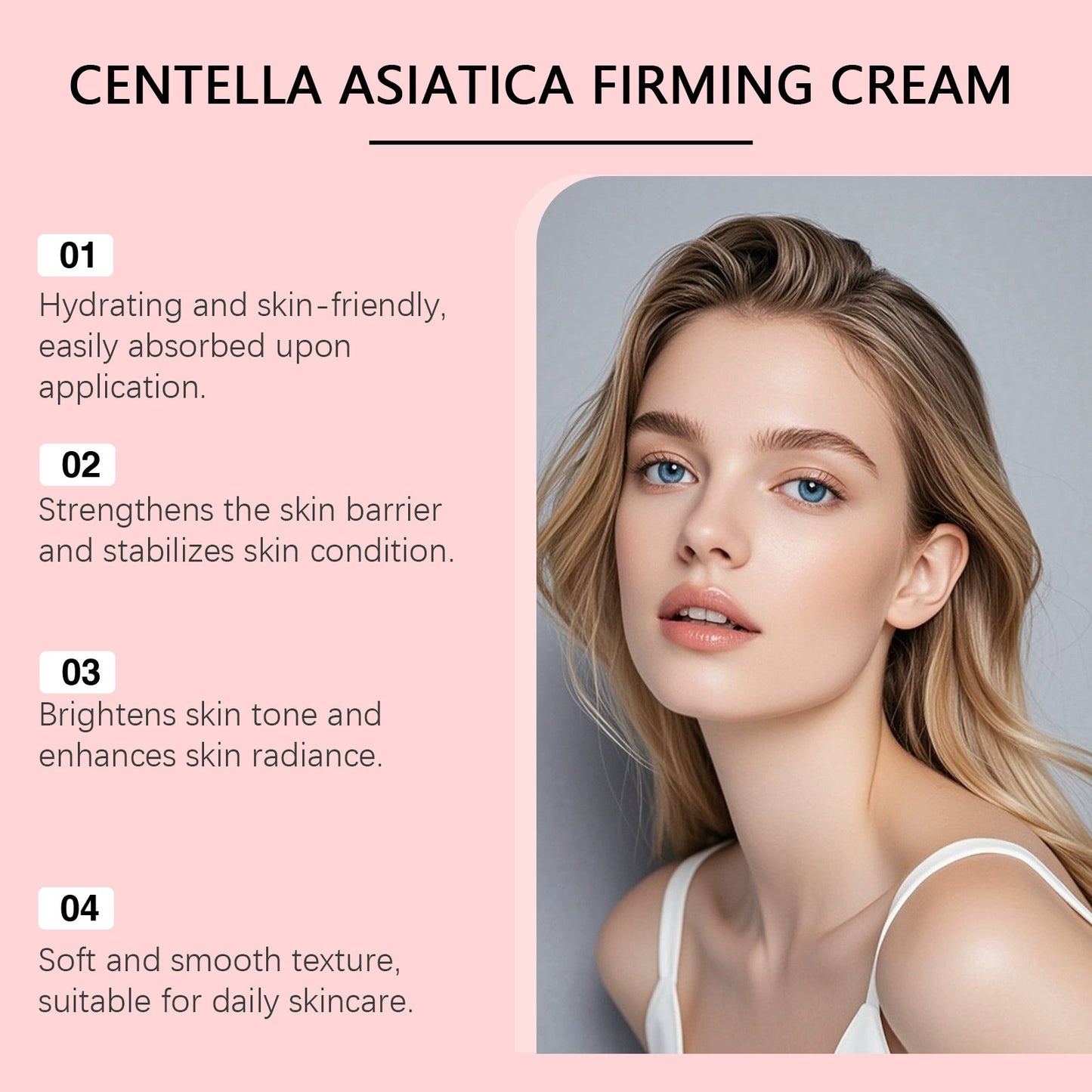 VIARELINE Centella Asiatica Moisturizing Cream: A refreshing and easily absorbed facial moisturizer made with centella asiatica extract.