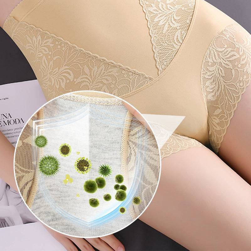 🔥Buy 1 get 2 free🔥2026 New-💫Women's high-stretch lace breathable belly cinching, buttock lifting and shaping pants