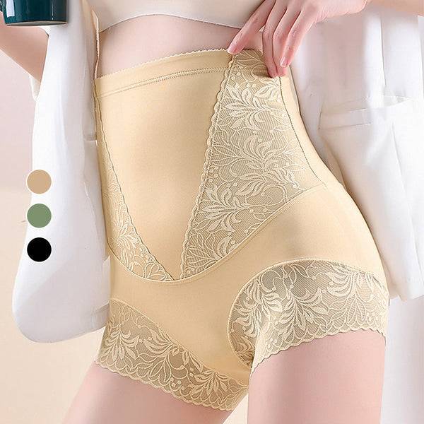 🔥Buy 1 get 2 free🔥2026 New-💫Women's high-stretch lace breathable belly cinching, buttock lifting and shaping pants