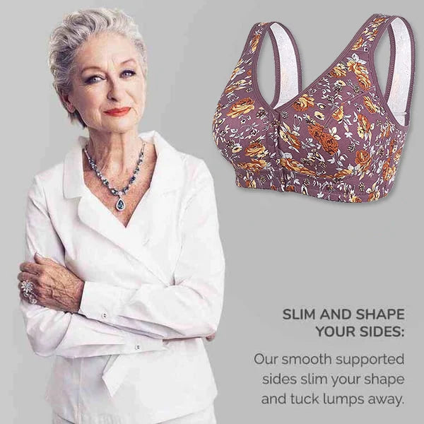 Plus Size Front-Closure Lace Bra