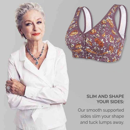 Plus Size Front-Closure Lace Bra