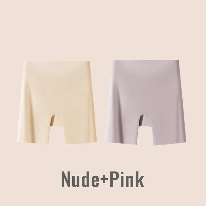 High-waisted ice silk abdominal control and hip lifting underwear