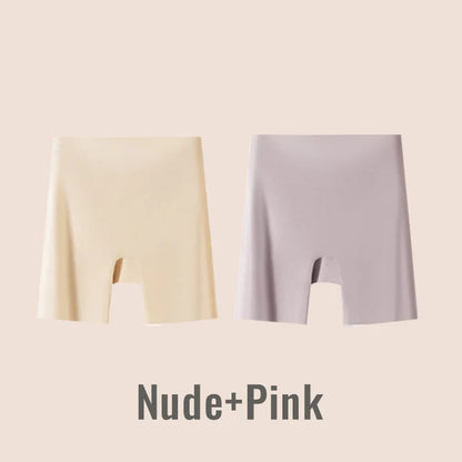 High-waisted ice silk abdominal control and hip lifting underwear
