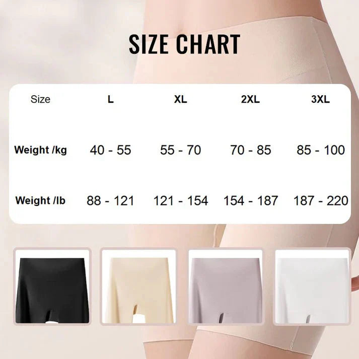 Ice Silk High-Waist Tummy Control Underwear