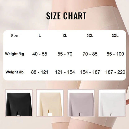 Ice Silk High-Waist Tummy Control Underwear
