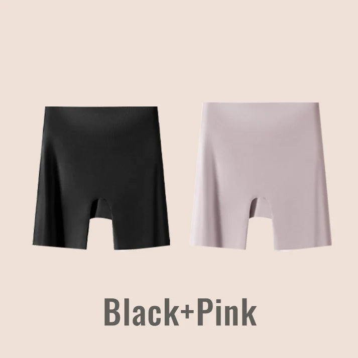 High-waisted ice silk abdominal control and hip lifting underwear