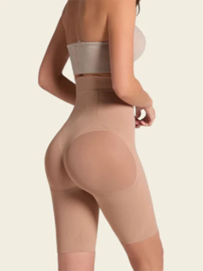 Breathable High-Waist Shaping Shorts
