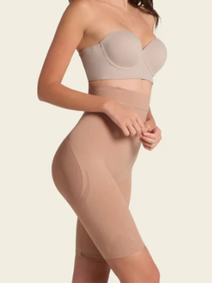 Breathable High-Waist Shaping Shorts