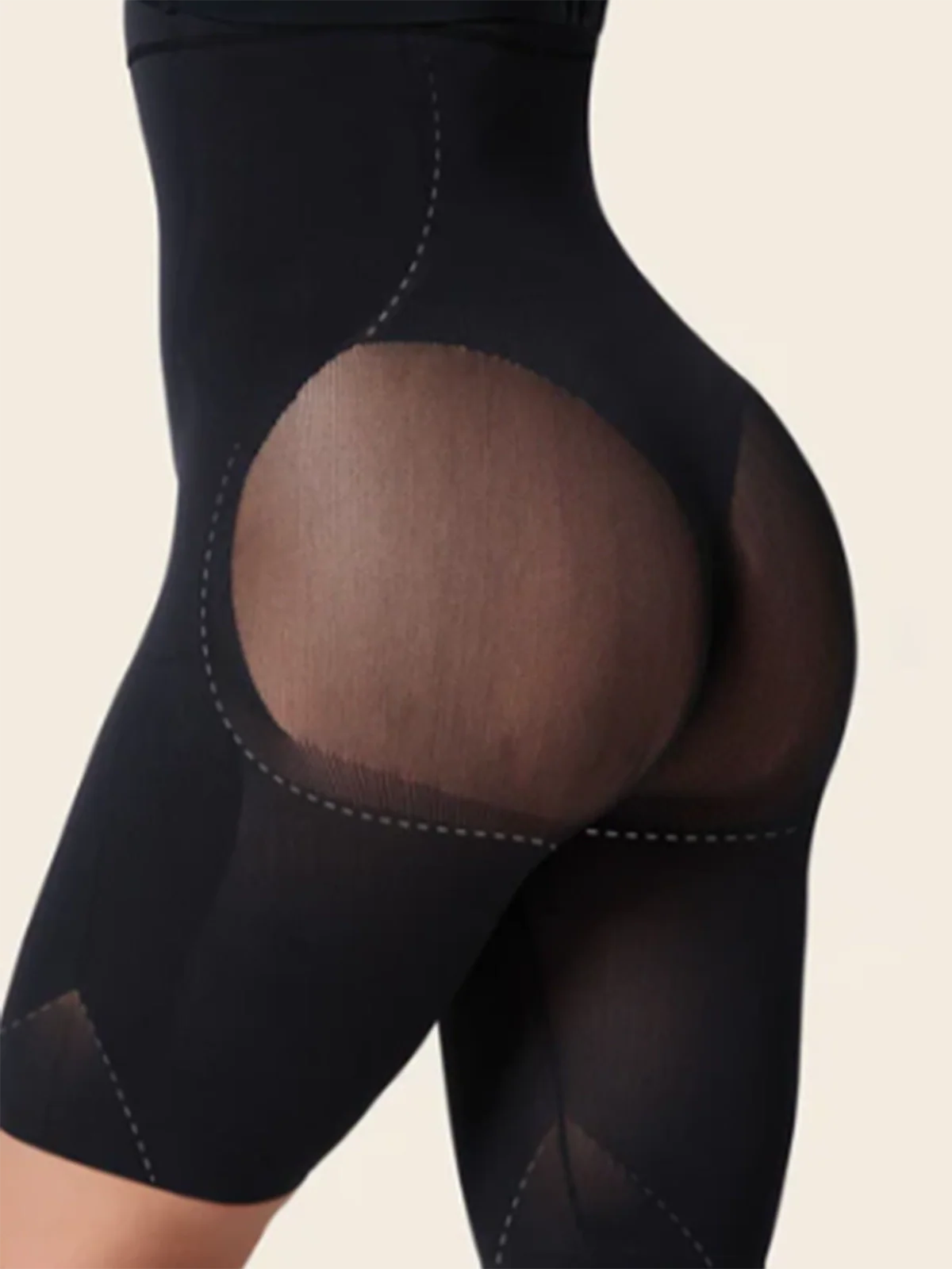 Breathable High-Waist Shaping Shorts