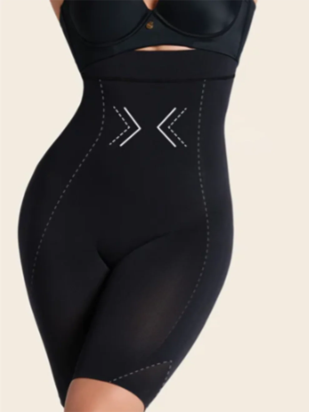 Breathable High-Waist Shaping Shorts