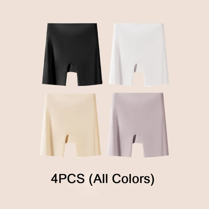 High-waisted ice silk abdominal control and hip lifting underwear