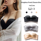 STRAPLESS FRONT CLOSURE BRA