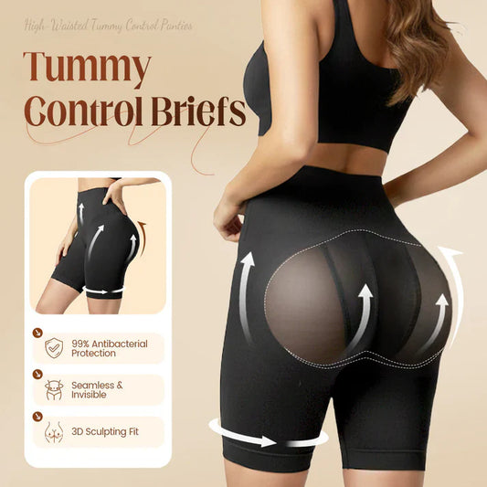High Waisted Tummy Control Hip Lift Panties