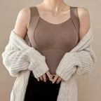 🎊Hot promotion 50%OFF🎊Women's Gift Women's Thermal Tank Tops With Built-in Bra