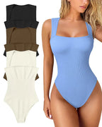 🩱Sleeveless Tank Tops Bodysuits