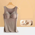 💓Thermal underwear with builat in chest pad