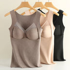 💓Thermal underwear with builat in chest pad