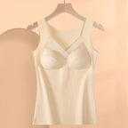 💓Thermal underwear with builat in chest pad