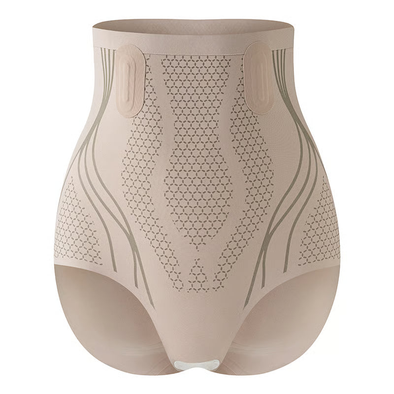 Ice Silk High-Waist Tummy Control Shaping Shorts