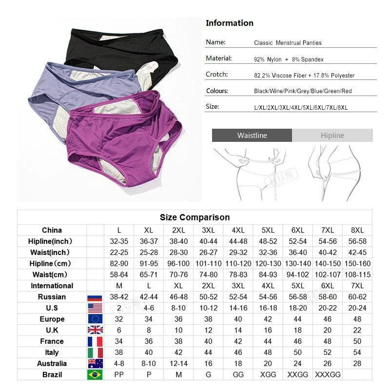 High Waist Leakproof Briefs