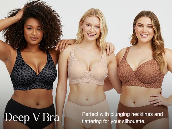 Elegant, breathable leopard print bra for everyday wear
