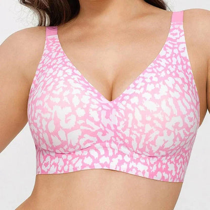 Elegant, breathable leopard print bra for everyday wear