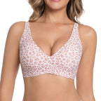 💗PROMOTION - 50% OFF💗Elegant, breathable leopard print bra for everyday wear