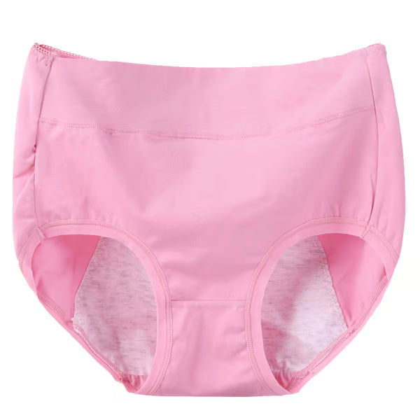 Waist plus size cotton antibacterial and leak-proof physiological underwear