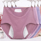 🔥High waist plus size cotton antibacterial and leak-proof physiological underwear