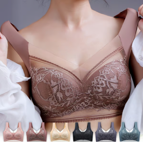 Women's Lace Silk Push Up Bra