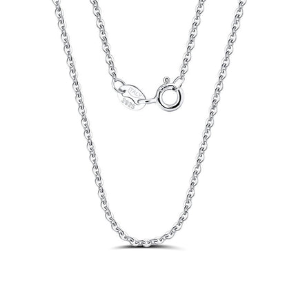 Geometric link necklace product detail