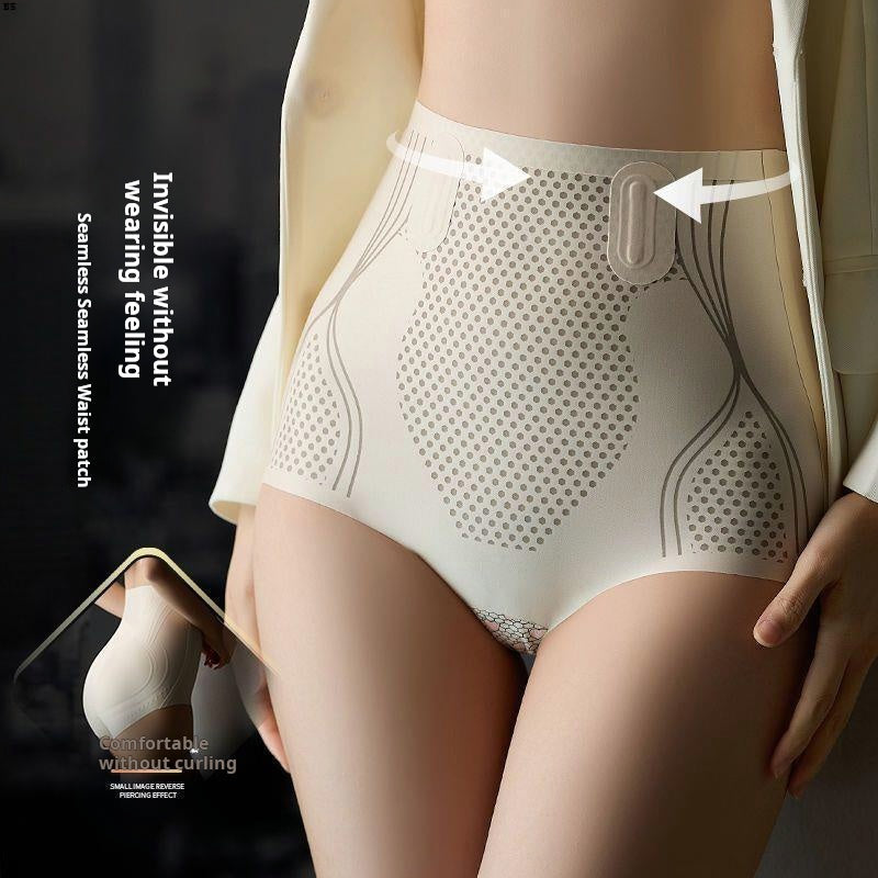 Ice Silk High-Waist Tummy Control Shaping Shorts